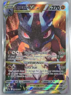 Pokemon Lucario VSTAR SWSH291 Sword & Shield Promo Card, NM Condition - Image 4
