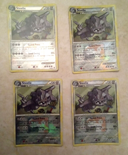 4 BRAND NEW POKEMON STEELIX 34/95 TCG 3 LEAGUE PROMO CARDS - Image 1