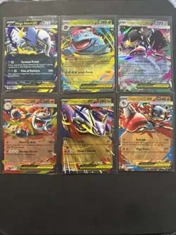 Pokemon Tcg 2025 Mega Evolutions Ex Double Rare Bundle 6 Card Lot - Image 1