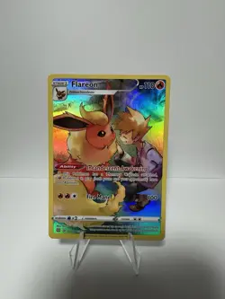 Pokemon Card TCG - Flareon TG01 Ultra Rare Brilliant Stars Trainer Gallery NM - Image 1