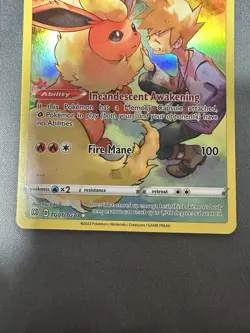 Pokemon Card TCG - Flareon TG01 Ultra Rare Brilliant Stars Trainer Gallery NM - Image 4
