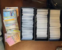 Pokemon Prismatic Evolutions 7 Pound Card Bulk Lot Holo /Reverse Holo Unsorted - Image 1