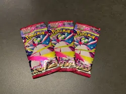 2 Packs Pokemon Card JPN Scarlet Violet Booster 3pack Mega Symphonia M1S NM New - Image 1