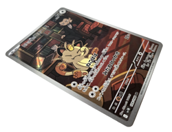 Team Rocket's Meowth AR 109/098 SV10 Glory of Team Rocket Pokemon Card Japanese - Image 3