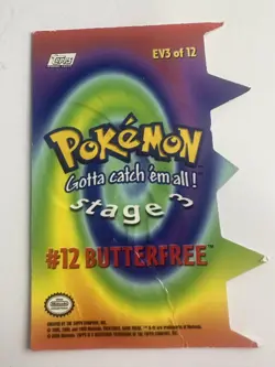 Topps Stage 3 Butterfree #12 Topps Pokemon Card - Image 2