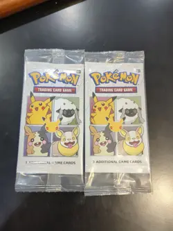 25th Anniversary General Mills Pokemon Cereal 3 Card Booster Packs Lot Of 2 - Image 1