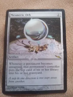 Mesmeric Orb Mirrodin Regular Rare Magic The Gathering Card HP - Image 1