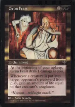 Grim Feast - Mirage: #265, Magic: The Gathering Nm R107 - Image 1
