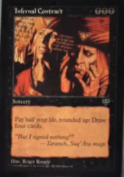 Infernal Contract - Mirage: #129, Magic: The Gathering Nm R107 - Image 1