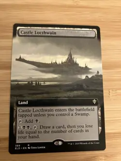Castle Locthwain (Extended Art) NM Magic The Gathering Throne of Eldraine (389) - Image 1