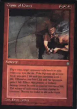 Game of Chaos - Ice Age: #186, Magic: The Gathering Nm R102 - Image 1
