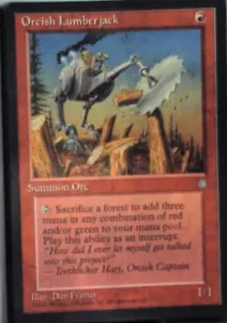Orcish Lumberjack - Ice Age: #210, Magic: The Gathering Nm R102 - Image 1