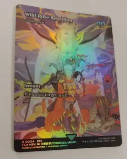 Wild Rose Rebellion Foil Magic the Gathering Final Fantasy NM/M ( Showcase ) - Image 1