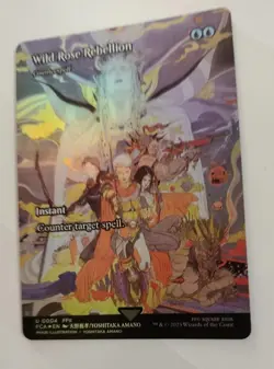 Wild Rose Rebellion Foil Magic the Gathering Final Fantasy NM/M ( Showcase ) - Image 2