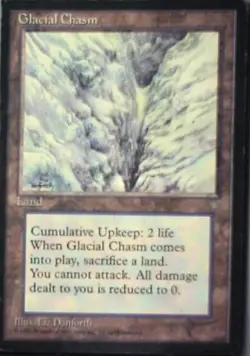 Glacial Chasm - Ice Age: #353, Magic: The Gathering Lp R97 - Image 1