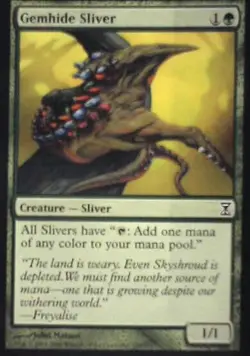 Gemhide Sliver - Time Spiral: #196, Magic: The Gathering Lp R97 - Image 1