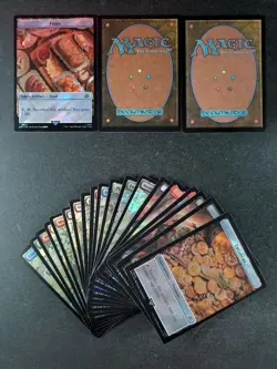 2023 Magic: The Gathering LOTR HUMAN SOLDIER/ PLAINS/ TREASURE Foil Lots - Image 2