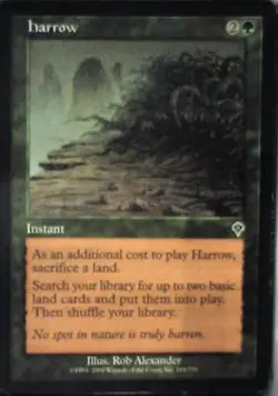 Harrow - Invasion: #189, Magic: The Gathering Lp R96 - Image 1