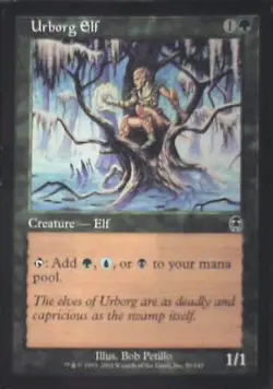 Urborg Elf - Apocalypse: #90, Magic: The Gathering Lp R96 - Image 1