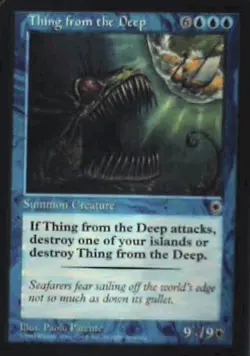 Thing from the Deep - Portal: #73, Magic: The Gathering Lp R96 - Image 1