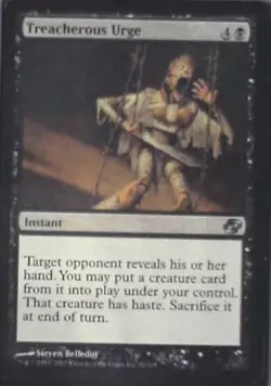 Treacherous Urge - Planar Chaos: #82, Magic: The Gathering Nm R92 - Image 1