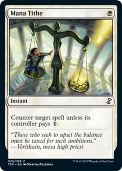1 x Mana Tithe - Foil - Time Spiral Remastered - NM-Mint - MTG - Image 1