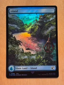 Magic the Gathering MTG Island (0298) Final Fantasy NM - Image 1