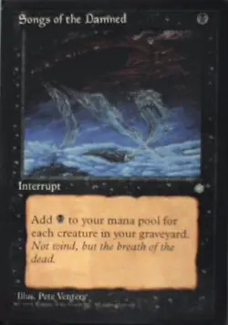 Songs of the Damned - Ice Age: #160, Magic: The Gathering Nm R84 - Image 1
