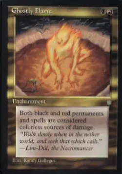 Ghostly Flame - Ice Age: #292, Magic: The Gathering Nm R83 - Image 1