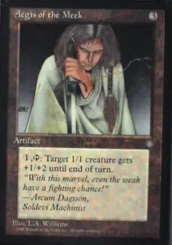 Aegis of the Meek - Ice Age: #307, Magic: The Gathering Nm R83 - Image 1