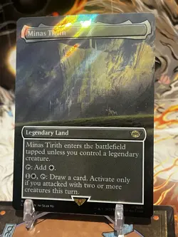 MTG | Minas Tirith (Borderless) (✨Surge Foil✨) [LOTR] - Image 2