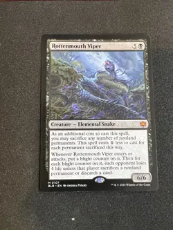 Rottenmouth Viper Bloomburrow #107 Mythic - Image 1