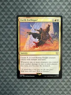 MTG Forth Eorlingas! #0056 Rare Commander: The Lord of the Rings (LTC) - Image 1