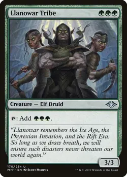 MTG - Llanowar Tribe [Modern Horizons] - Image 1