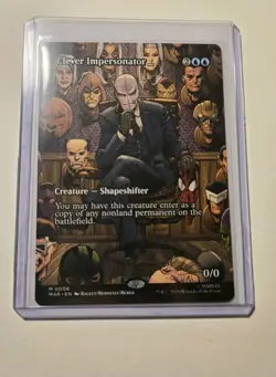 MTG Spiderman Clever Impersonator (Borderless) 0008 Regular M/NM - Image 4