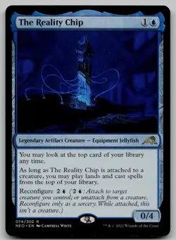 The Reality Chip R Kamigawa: Neon Dynasty 74 NM - Image 1