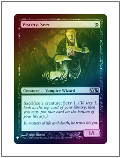 1x Viscera Seer, Foil, Magic the Gathering MTG NM - Image 1