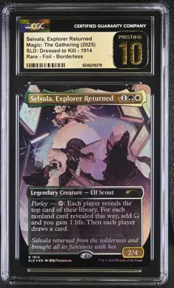SELVALA, EXPLORER RETURNED Secret Lair Foil Dressed to Kill CGC 10 Pristine MTG - Image 1