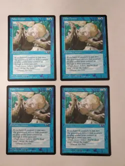 MTG Playset 4x False Demise (Underwater) (Alliances/Blue/C) - BGM - Image 1