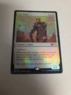 MTG Misprint Foil Sun Titan Large Crimp Magic The Gathering Secret Lair - Image 2