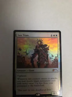 MTG Misprint Foil Sun Titan Large Crimp Magic The Gathering Secret Lair - Image 3