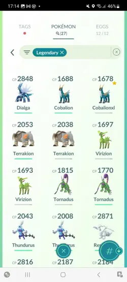 Pokemon Go (Stage 32) Shiny Legendary Yveltal ( 27 Legendarys ) - Image 3