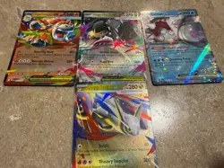 Pokemon Mega Evolution 4 Card Ex Lot Mega Camerupt Mega Mawile Mega Latias - Image 1