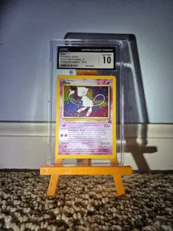 Mew Pokemon 2000 Black Star Promos - 9 Pokemon League Holo CGC Gem Mint 10. - Image 1