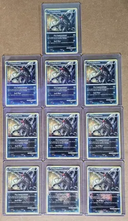 Houndoom Crosshatch Holo League Promo Pokemon Undaunted NM Lot of (10) 5/90 - Image 1