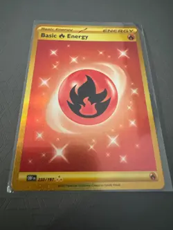 Pokemon TCG - Obsidian Flames - Fire Energy - Gold Secret Rare - 230/197 - NM - Image 2