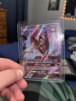 Dawn Wings Necrozma GX 143/156 Full Art Ultra Prism Pokemon TCG NM - Image 1