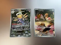Pokemon TCG Mega Evolutions Illustration Rare Lot of 2! Near Mint - Image 1