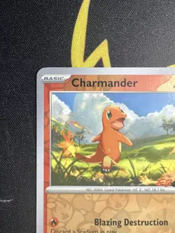 EB Games Charmander 004/165 Reverse Promo 151 Australia Exclusive Pokemon NM- - Image 5