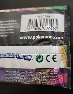 Pokemon TCG Vivid Voltage Booster Pack - SEALED - Image 3